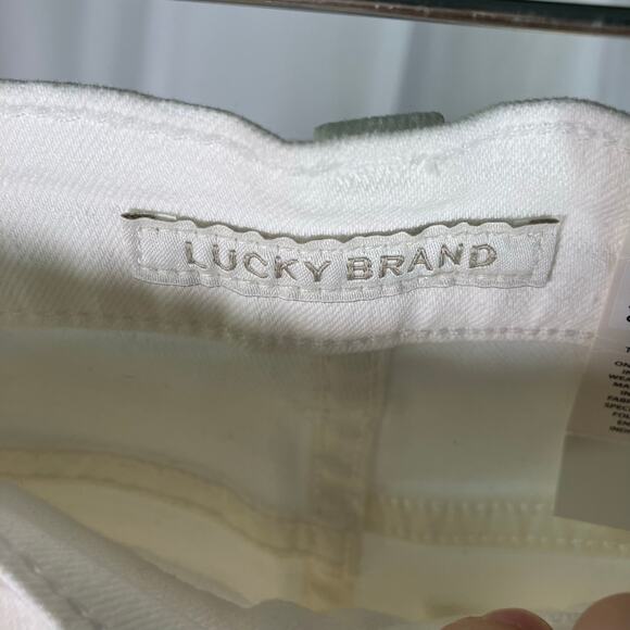 Lucky Brand Women's Straight Leg Jeans - Cream - Picture 5 of 14